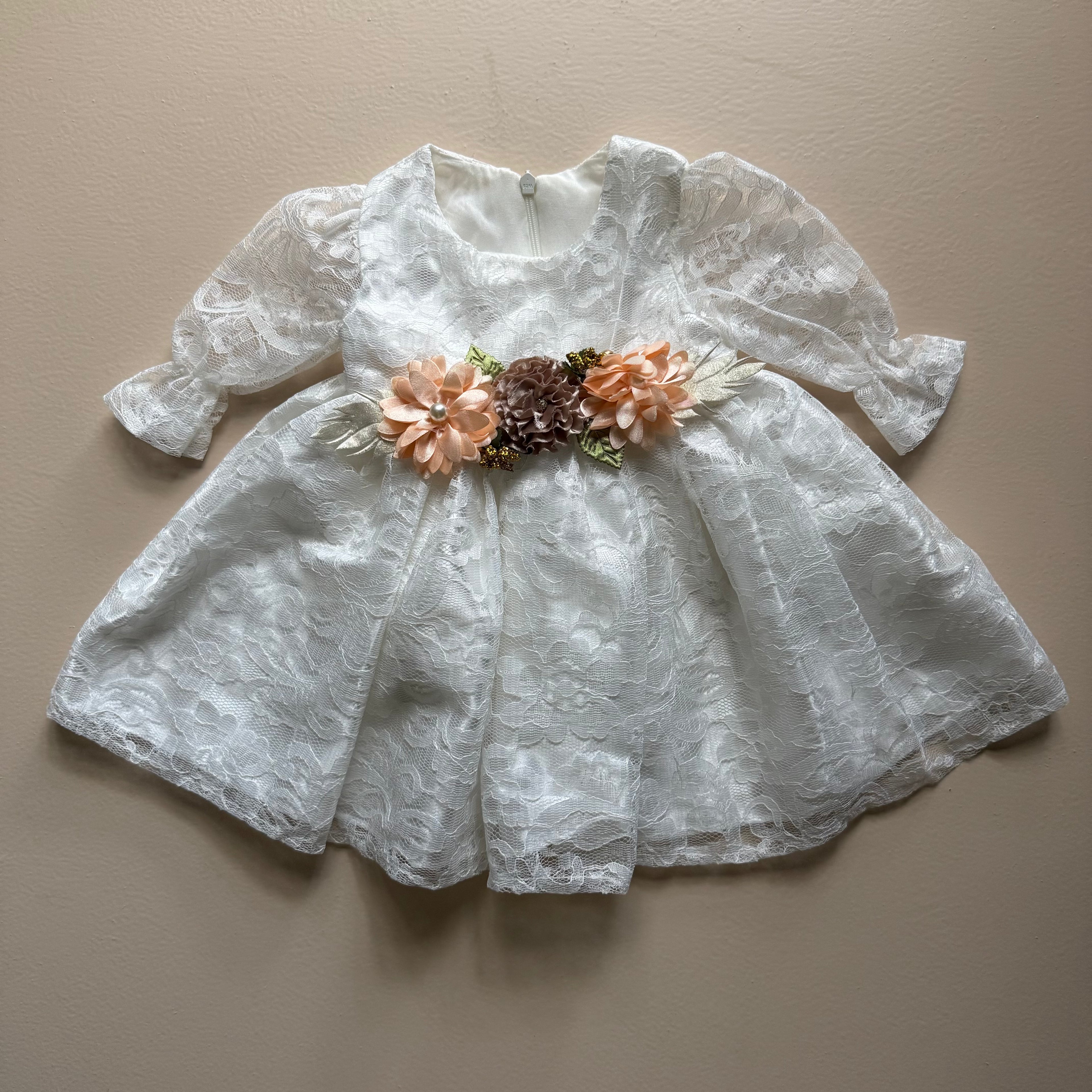 Ivory Blossom Frock Set