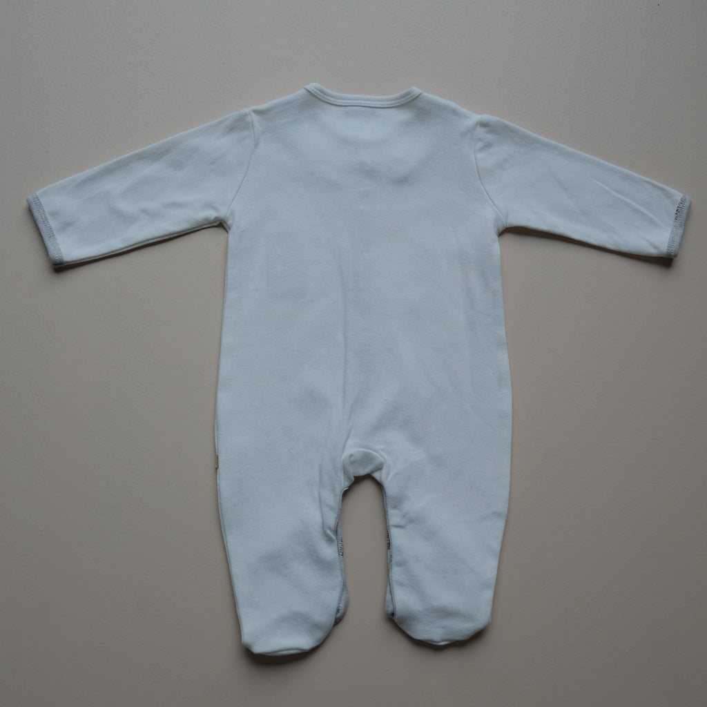 Ivory London House Footed Romper