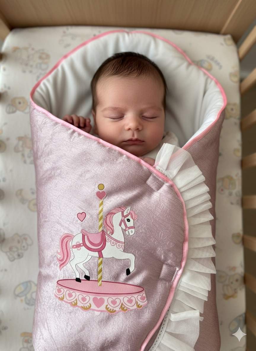 Carousel Dreams Baby Drape