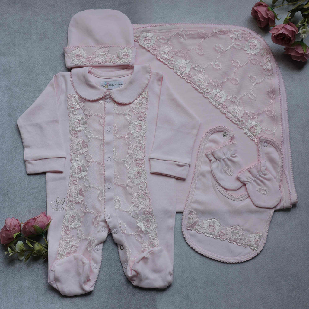 Lace Petal Dream Romper Set