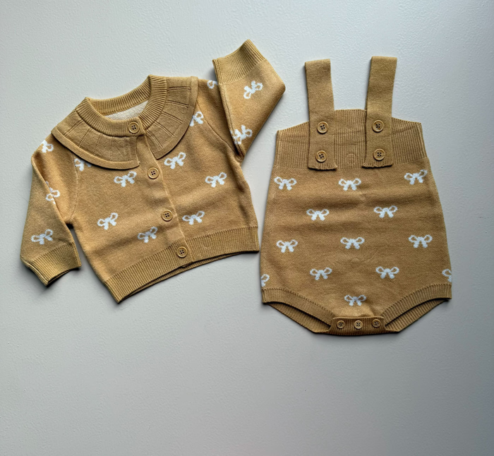 Honey Bow Heirloom Knit Co-Ord