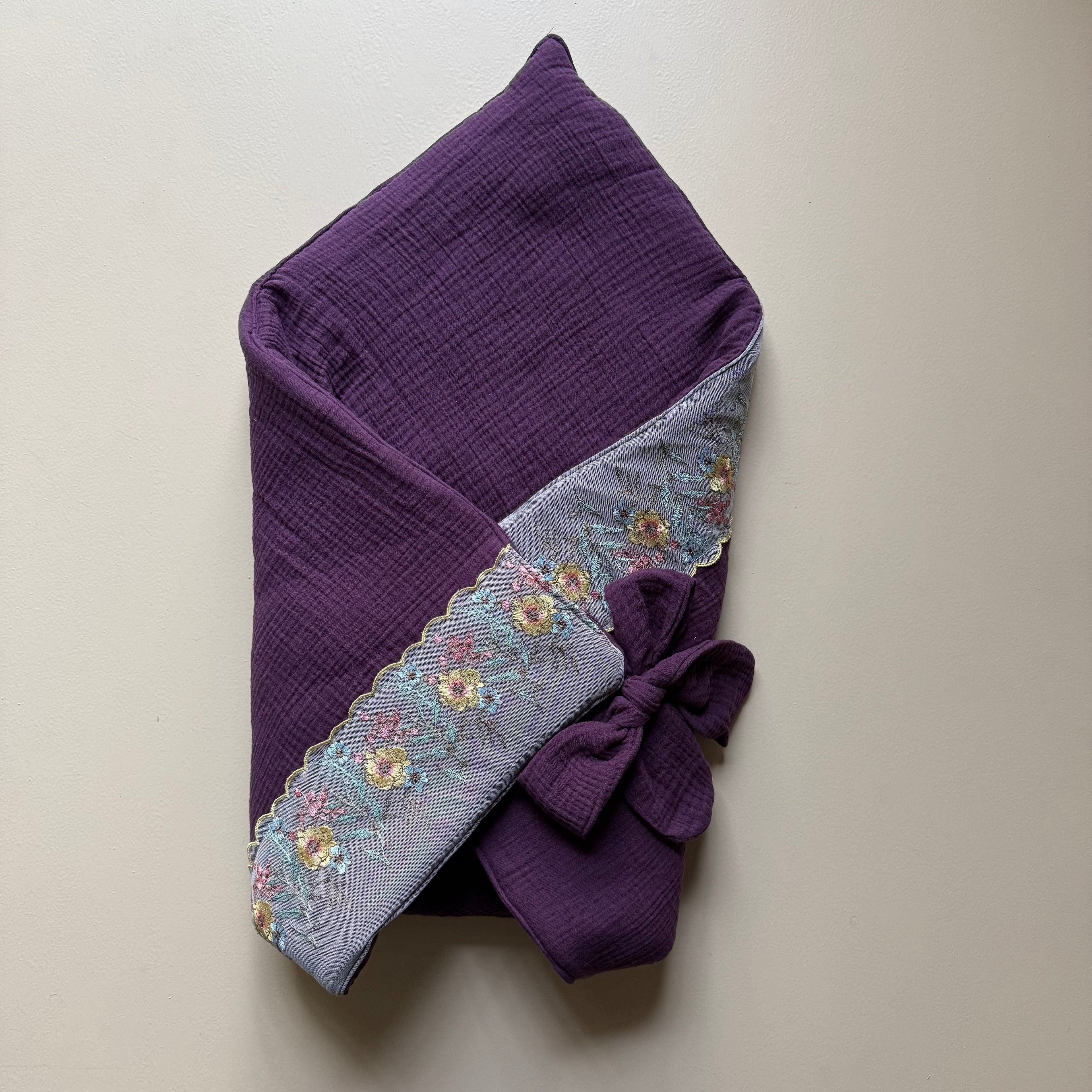 Lange Héritage Prune Fleur Drape Set