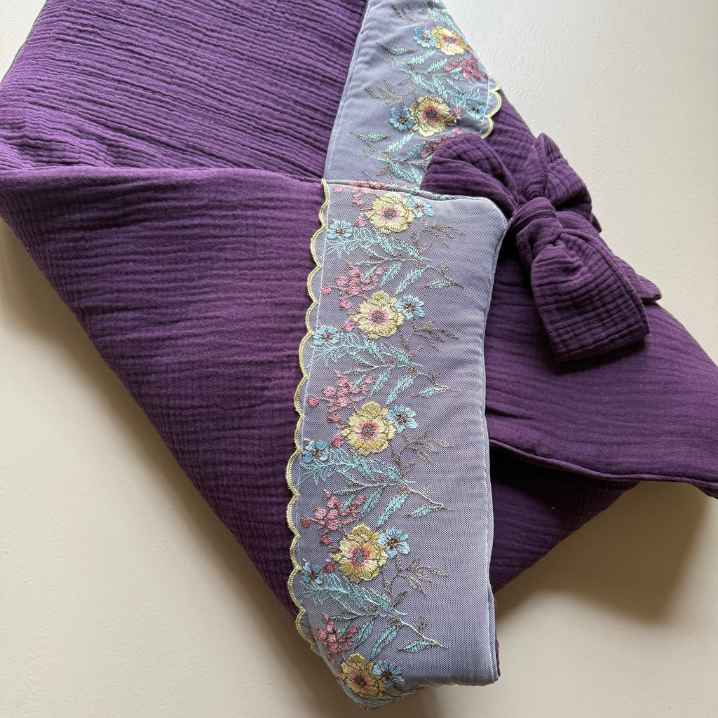 Lange Héritage Prune Fleur Drape Set