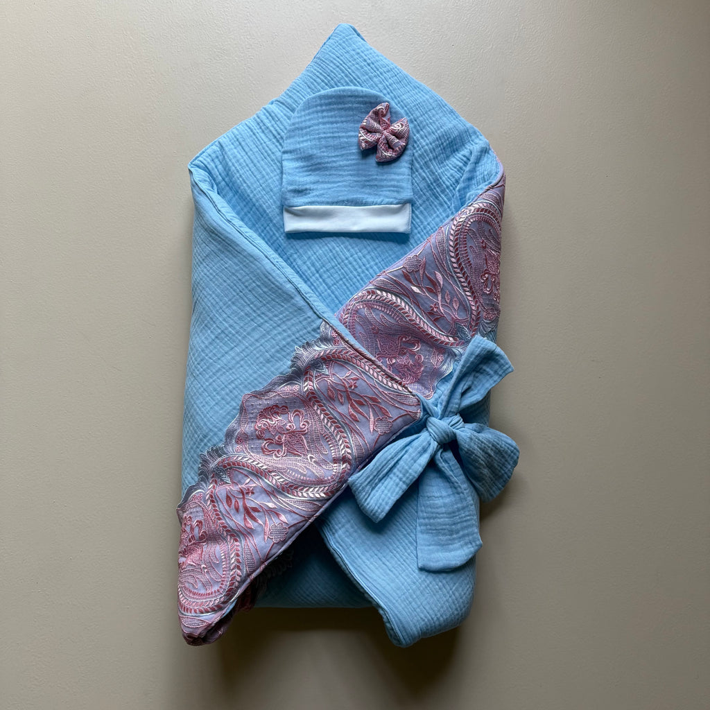 Lange Héritage Bleu Rosé Drape Set