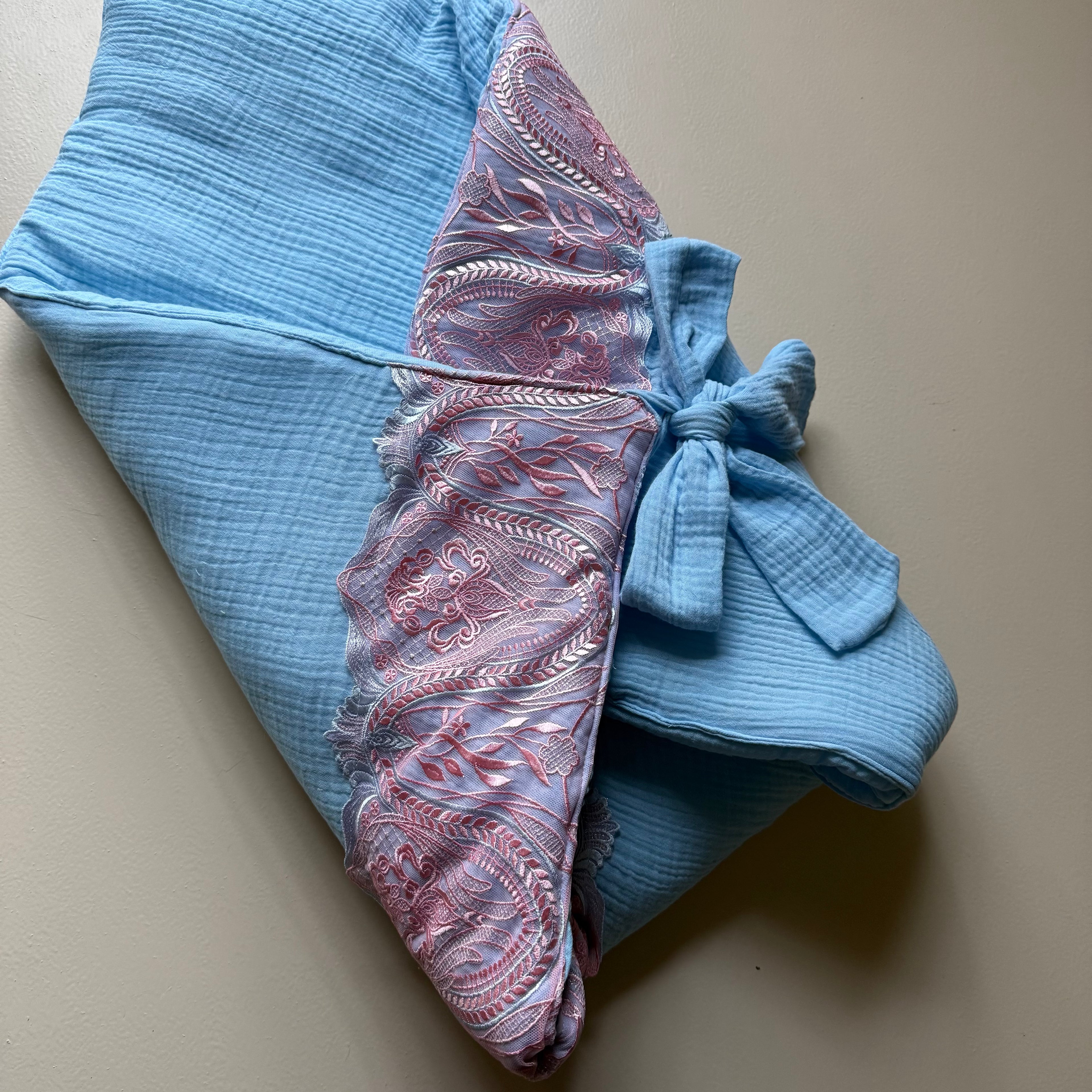 Lange Héritage Bleu Rosé Drape Set