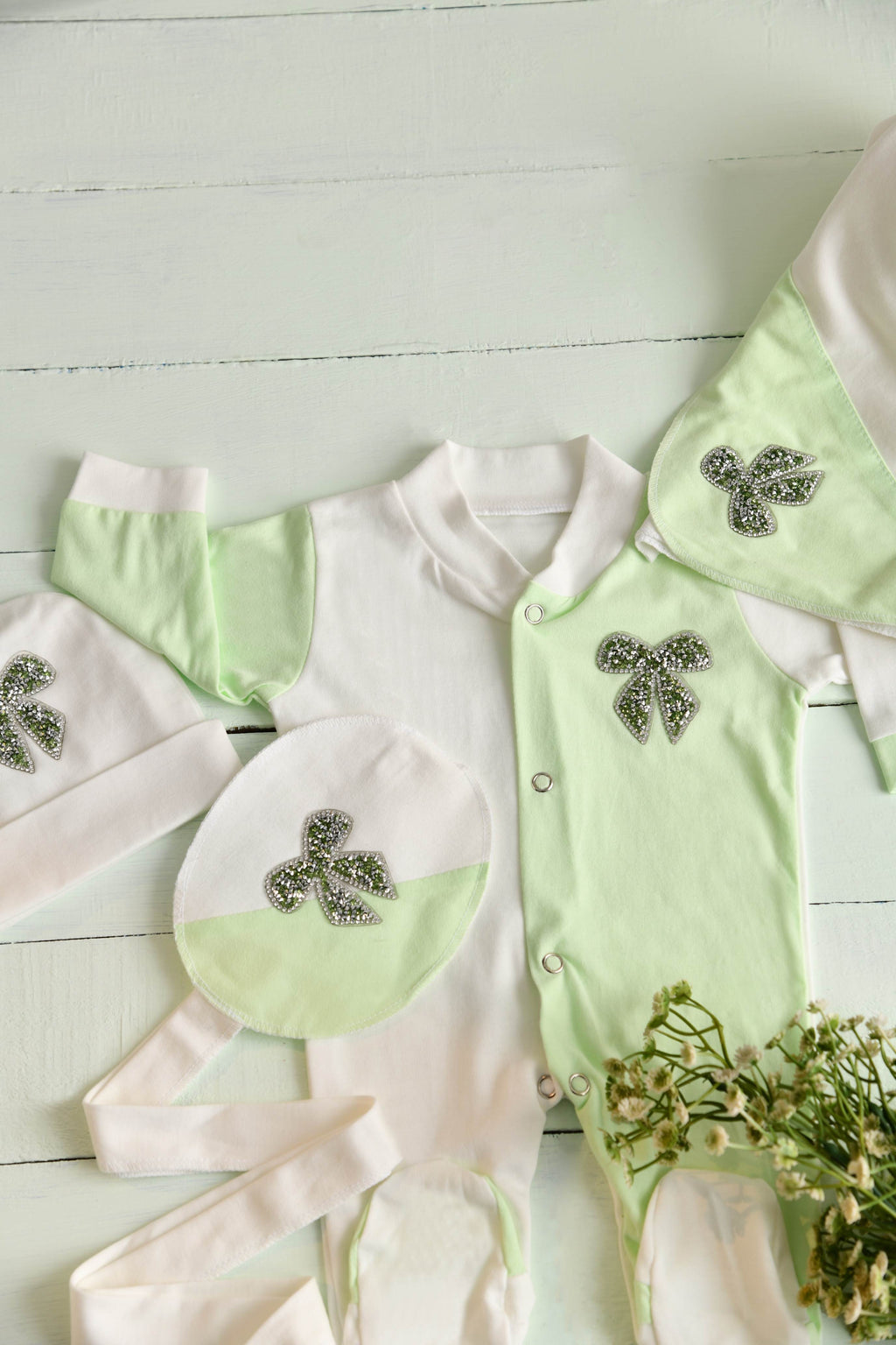 Lime Loop Romper Set