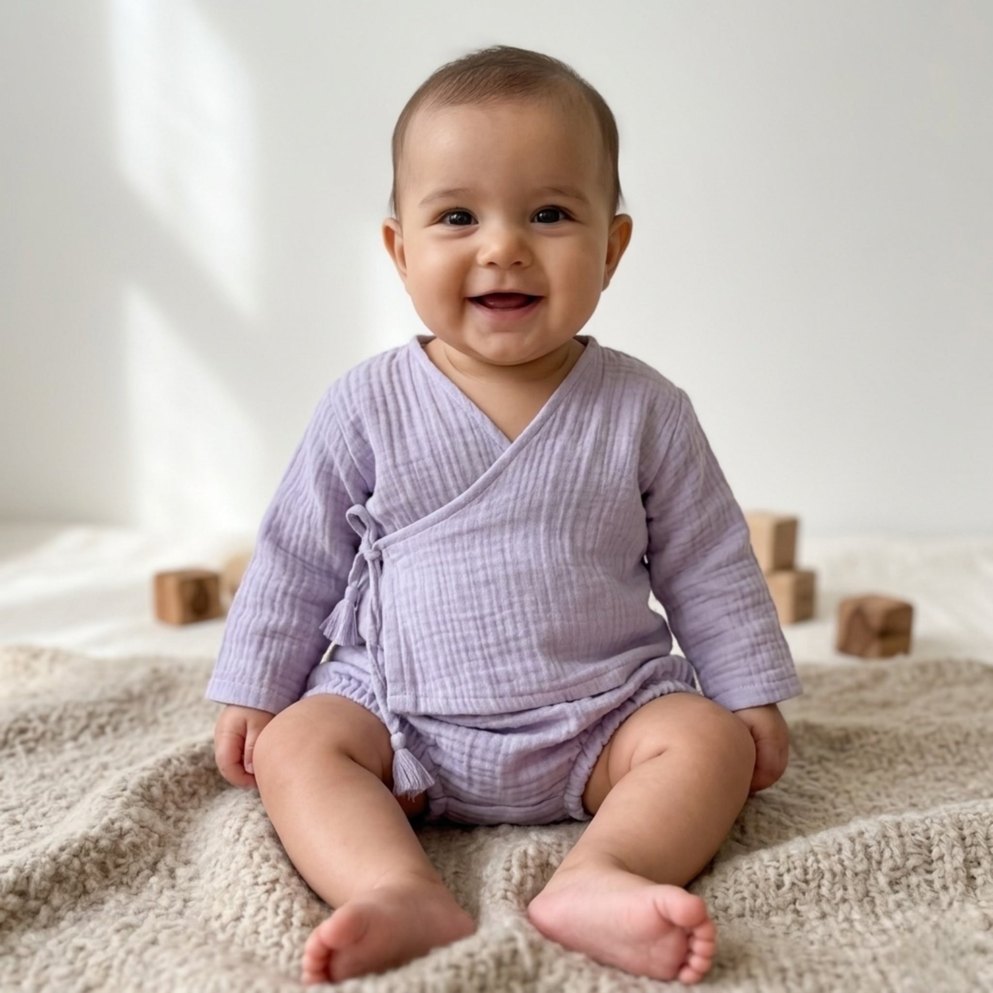 Lilac Whisper Muslin Set