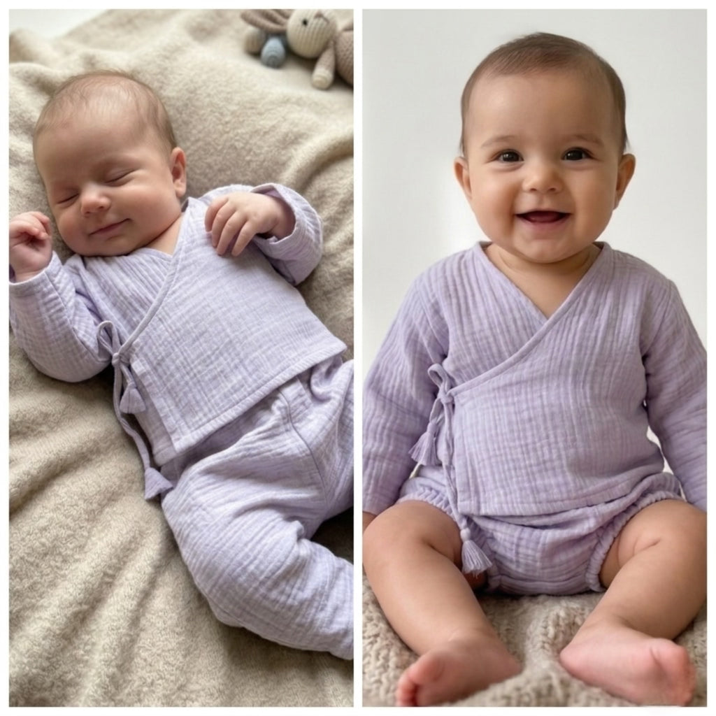 Lilac Whisper Muslin Set