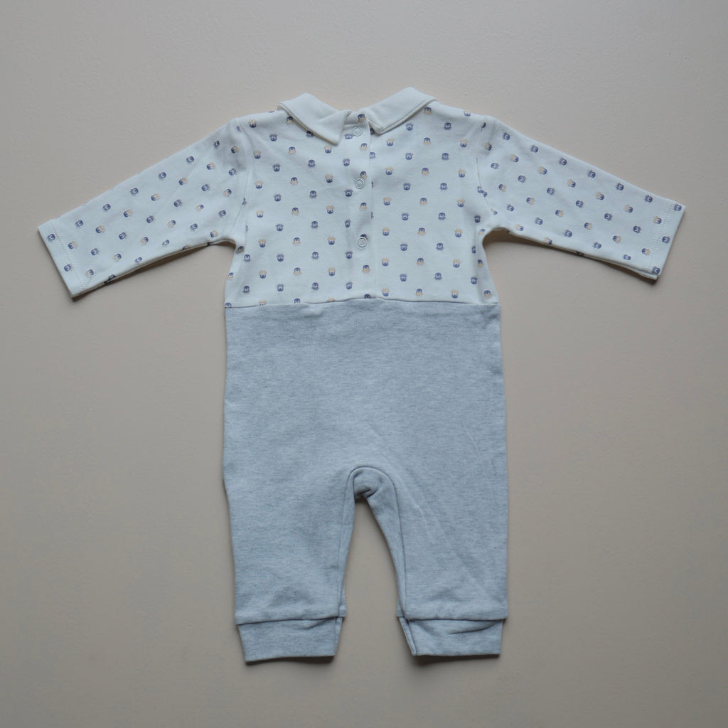 Little Dapper Bow Baby Romper