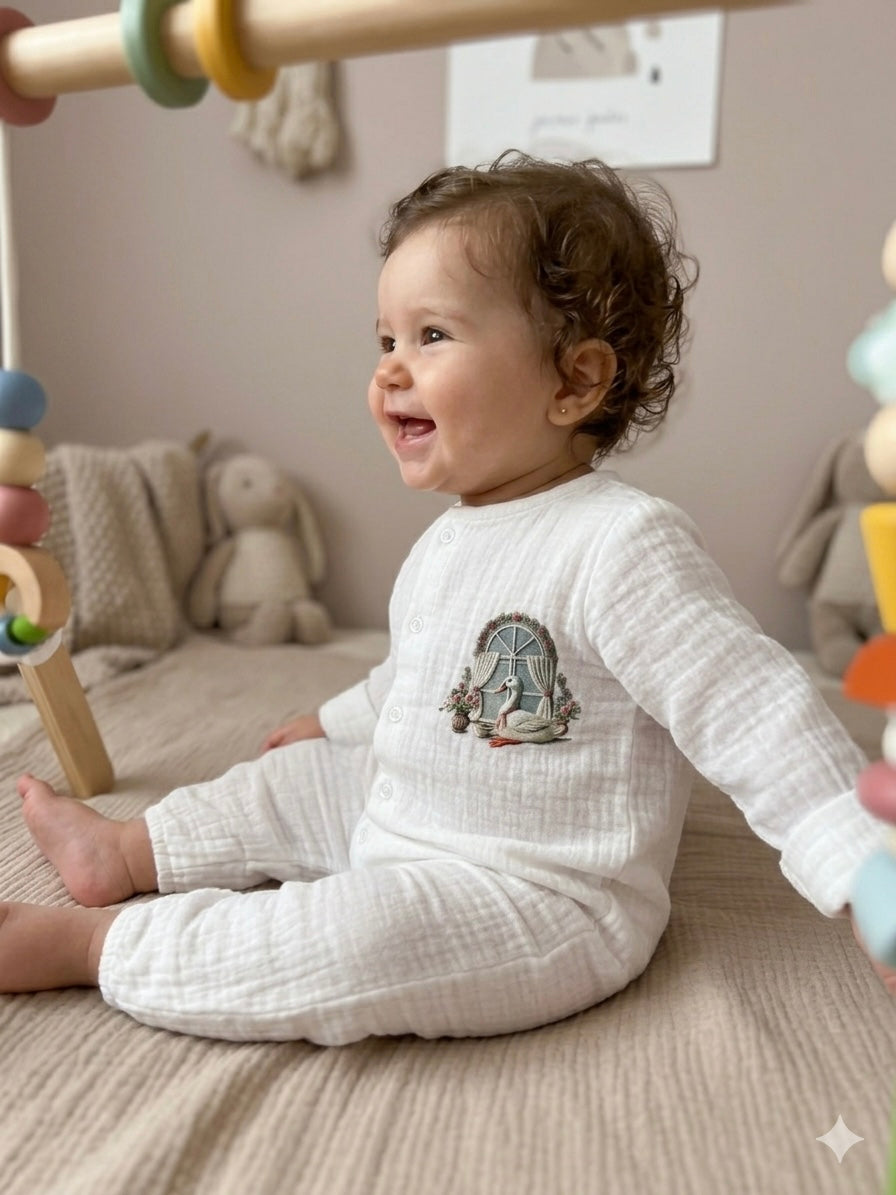 Little Duckling Muslin Romper