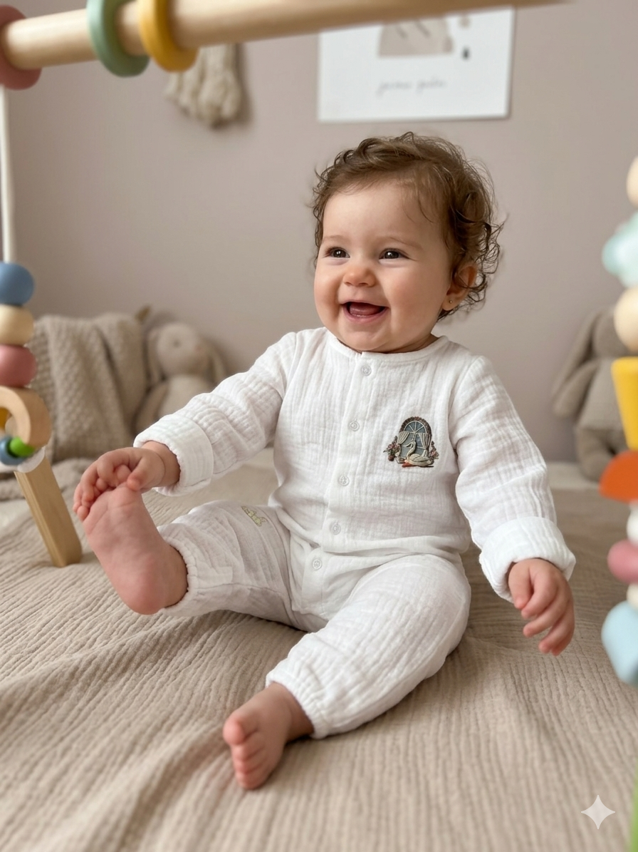Little Duckling Muslin Romper