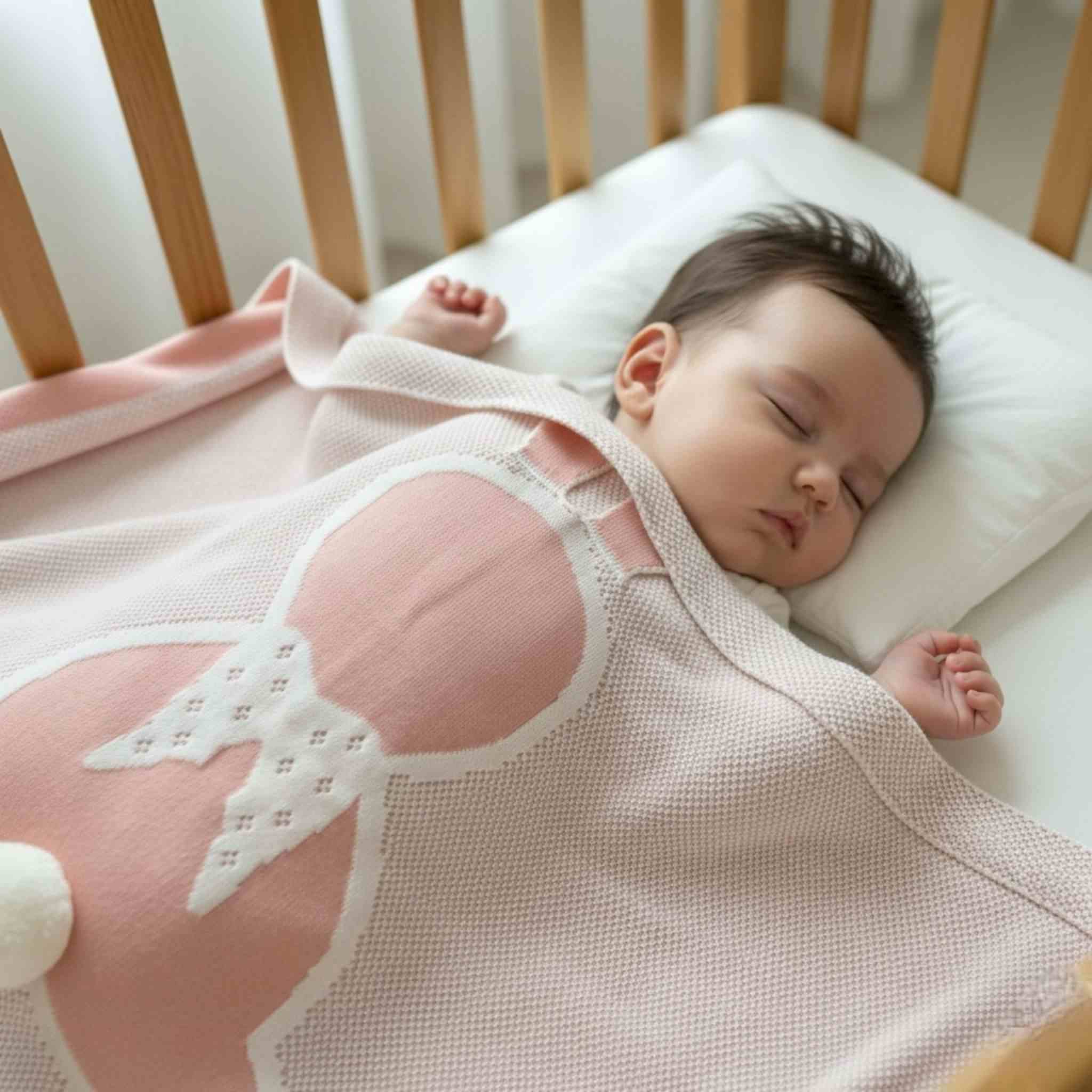 CuddleTail Pink Bunny Blanket