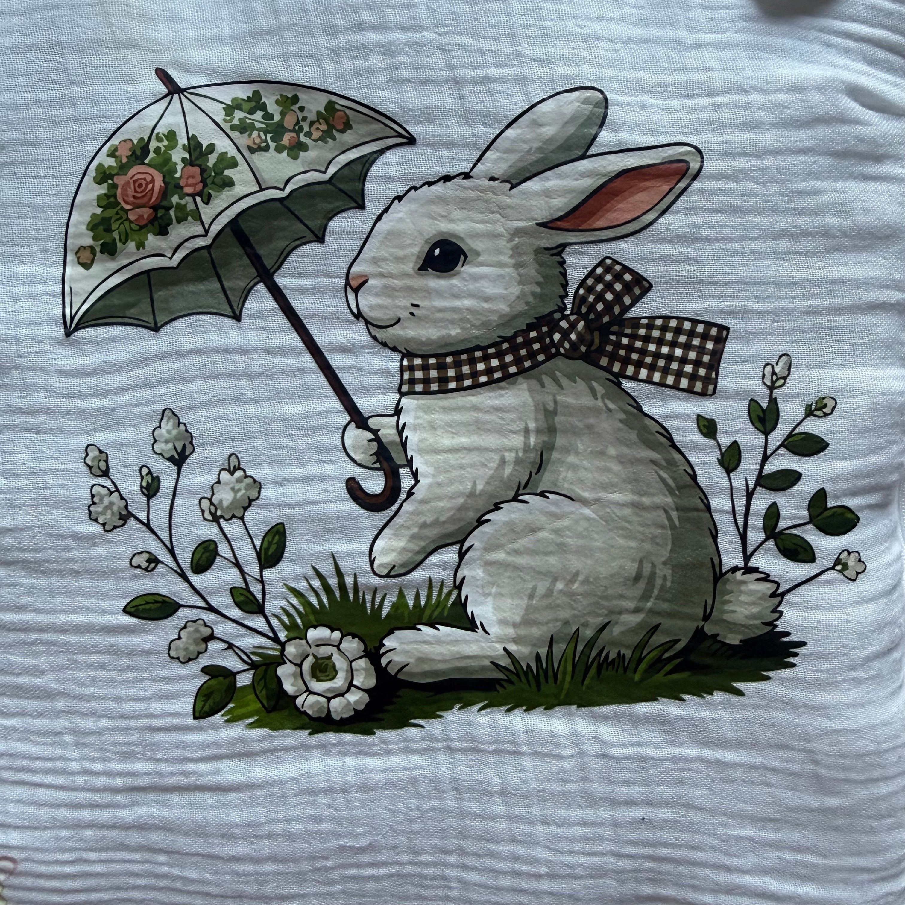 Meadow Bunny Snuggle Muslin Sleeping Bag