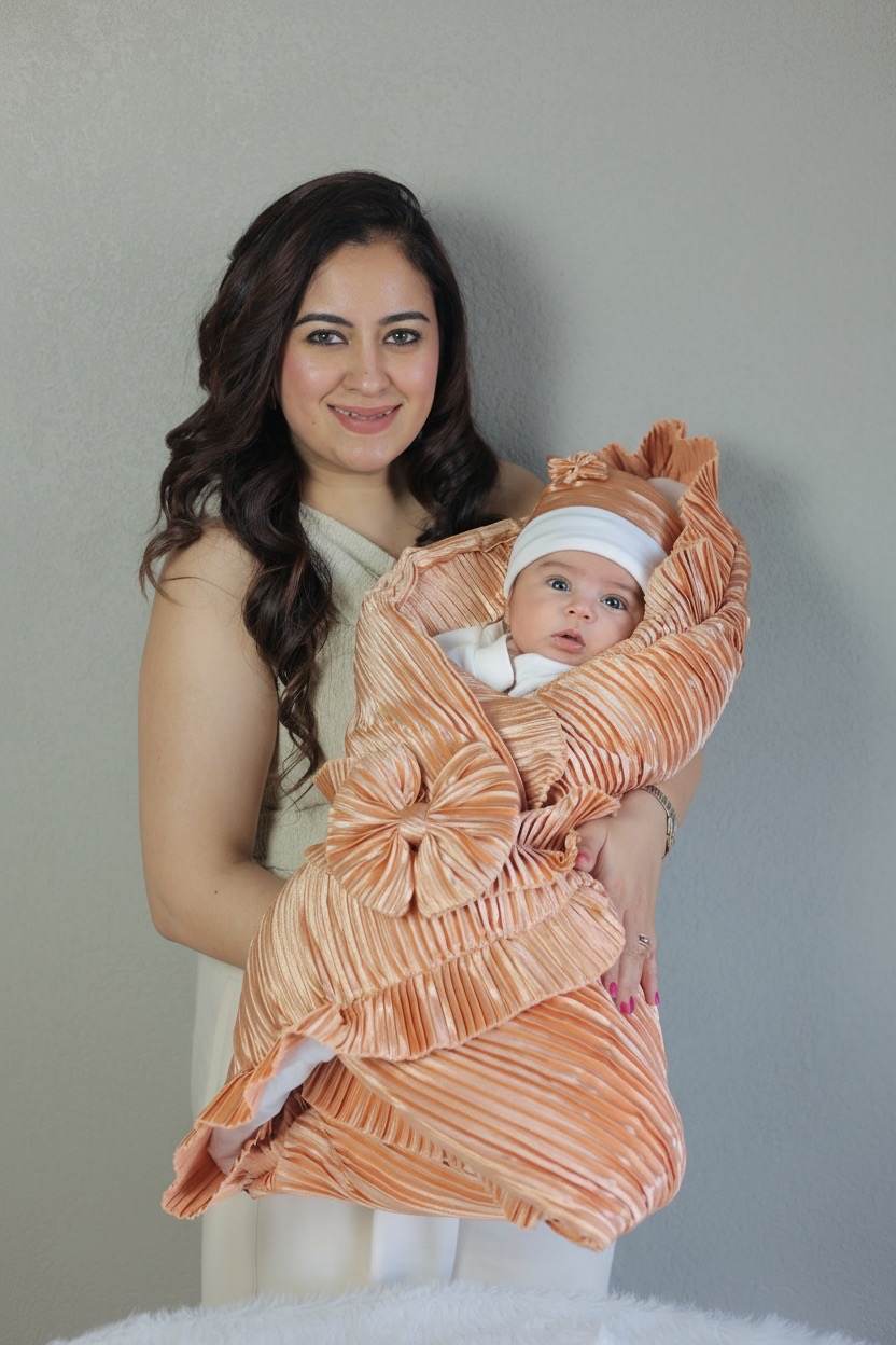 Golden Embrace Baby Drape Set