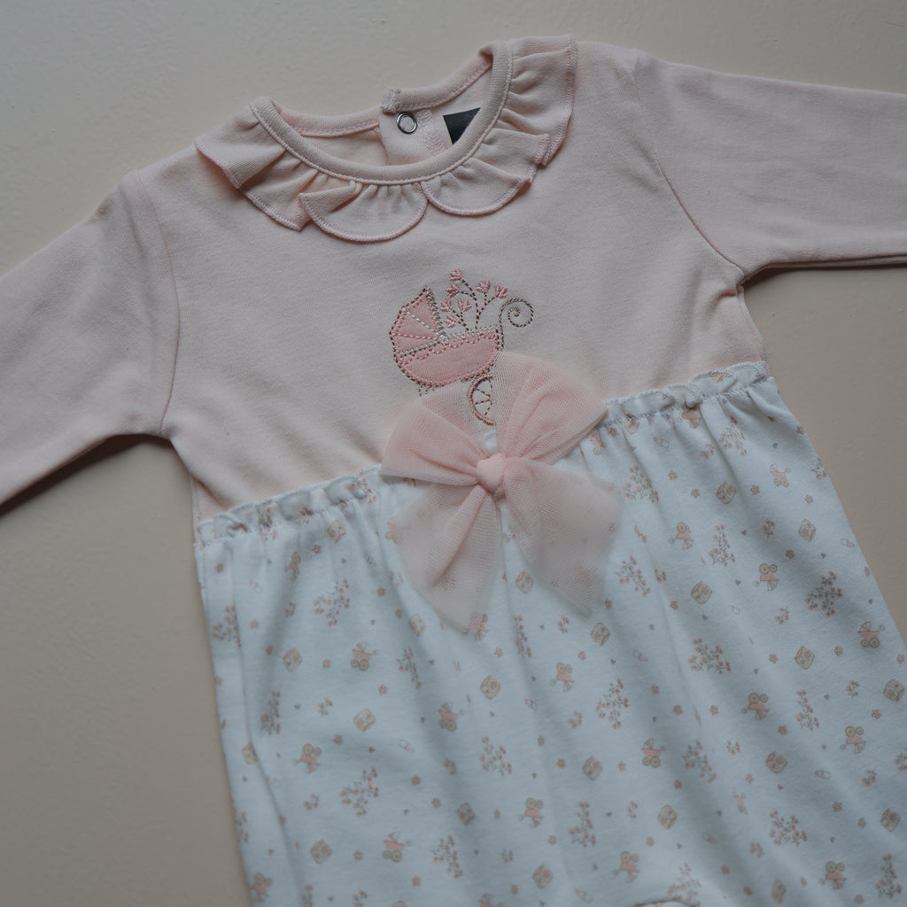 Peach Cot Dreams Baby Romper