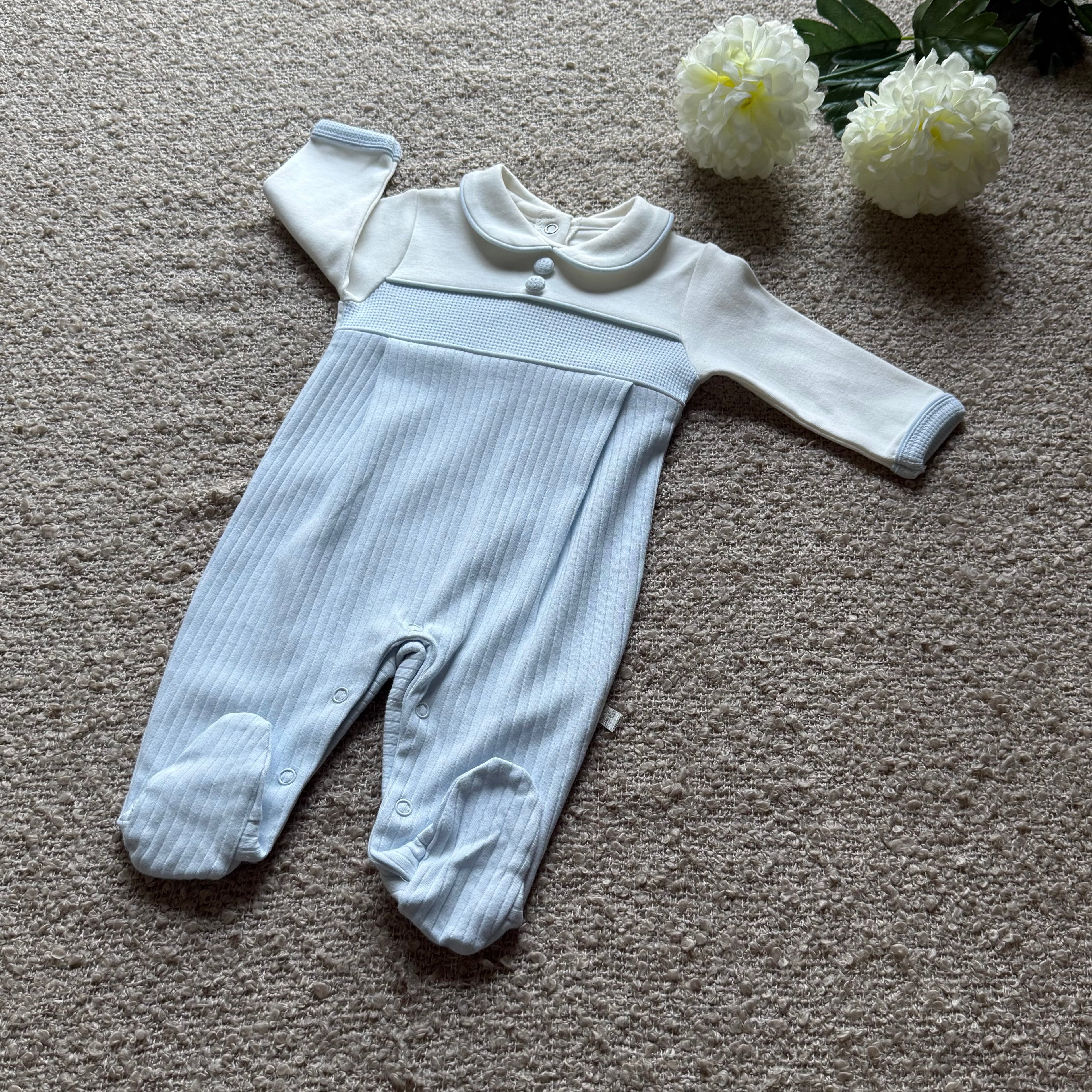 Petit Bleu Héritage Knit Romper