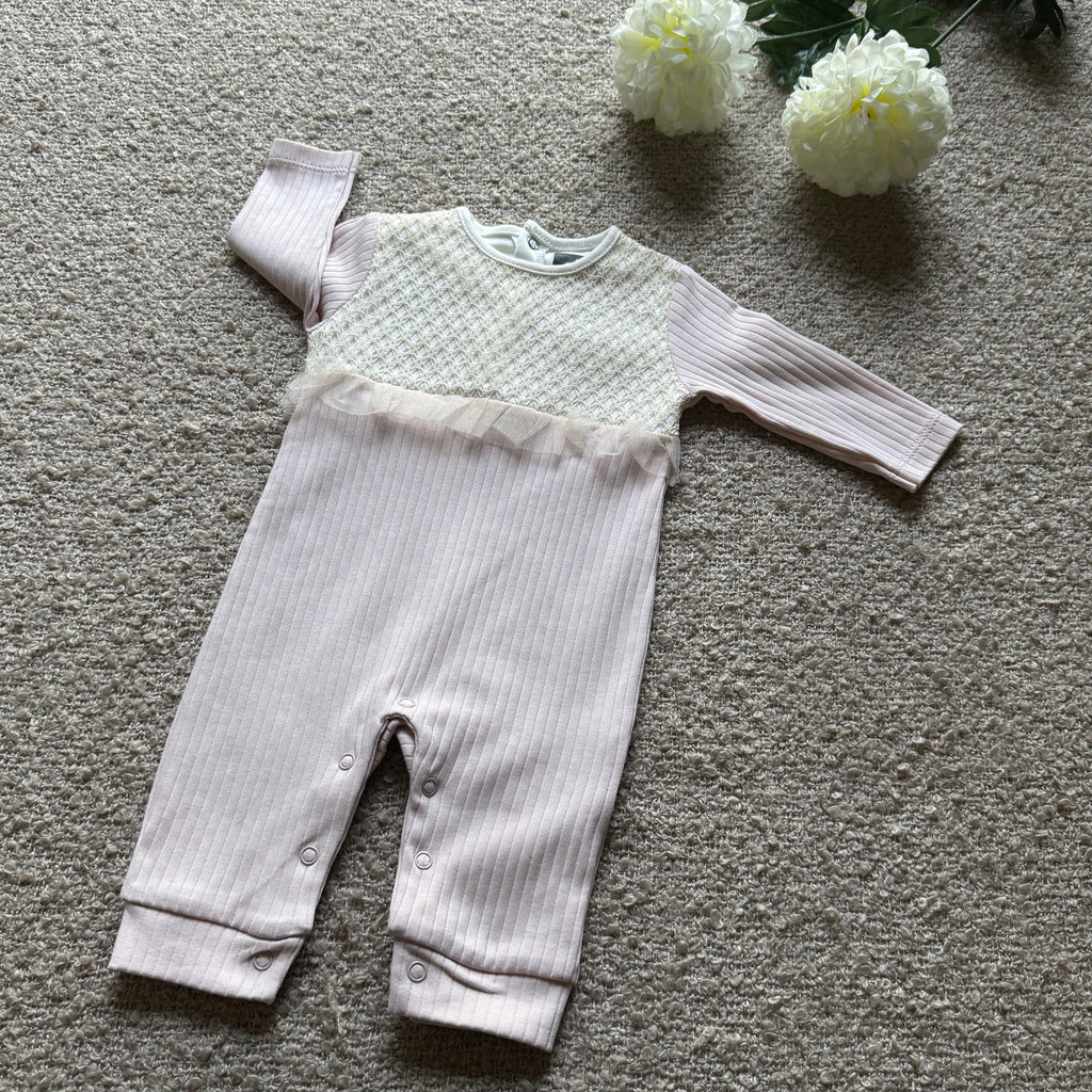 Petite Héritage Rosée Knit Romper