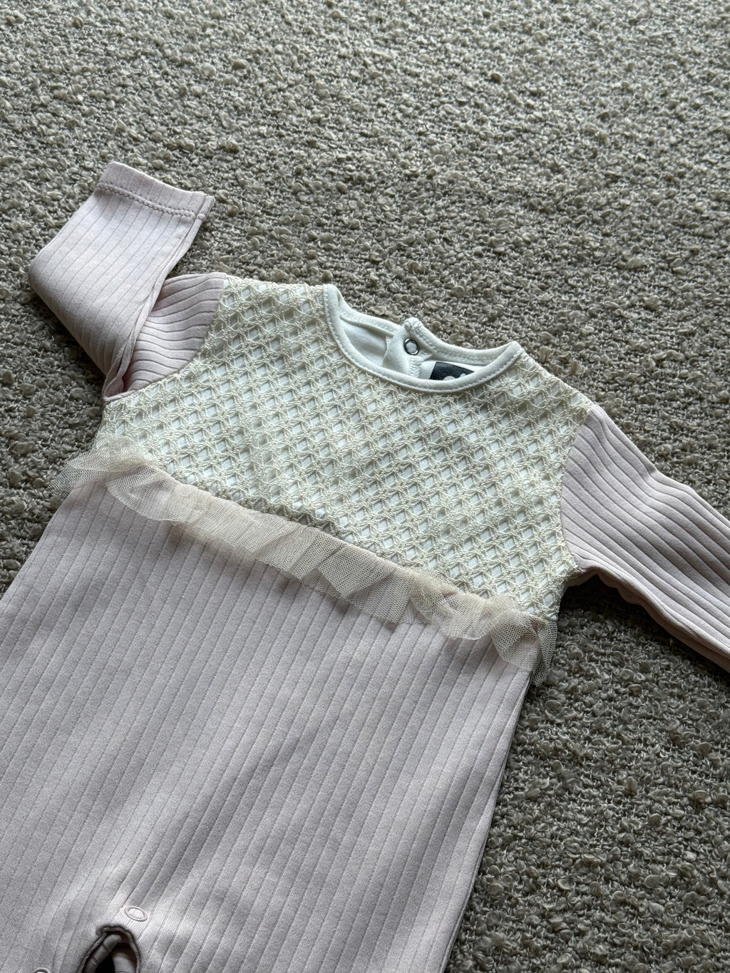 Petite Héritage Rosée Knit Romper