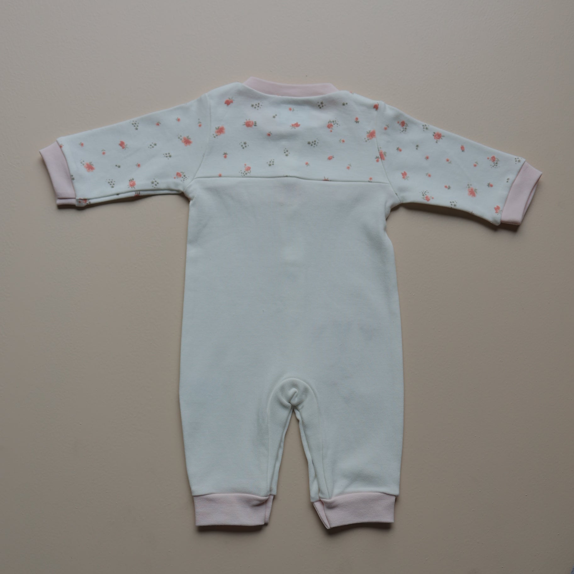 Pink Blossom Butterfly Baby Romper