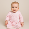 Pink Meadow Baby Romper