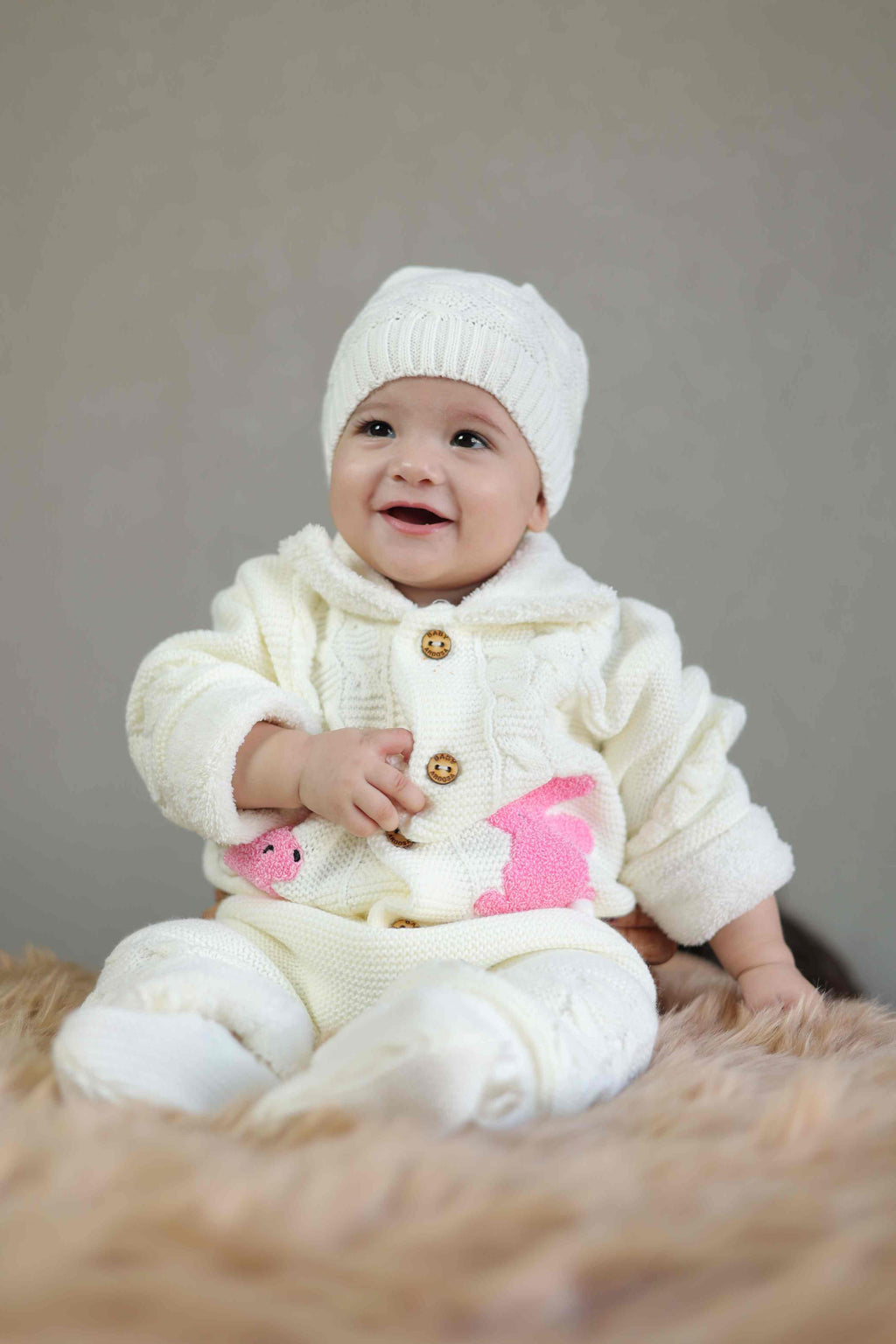 Bunny Blossom Woolen Baby Set