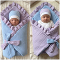 Lilac Sky Heirloom Reversible Muslin Drape Set