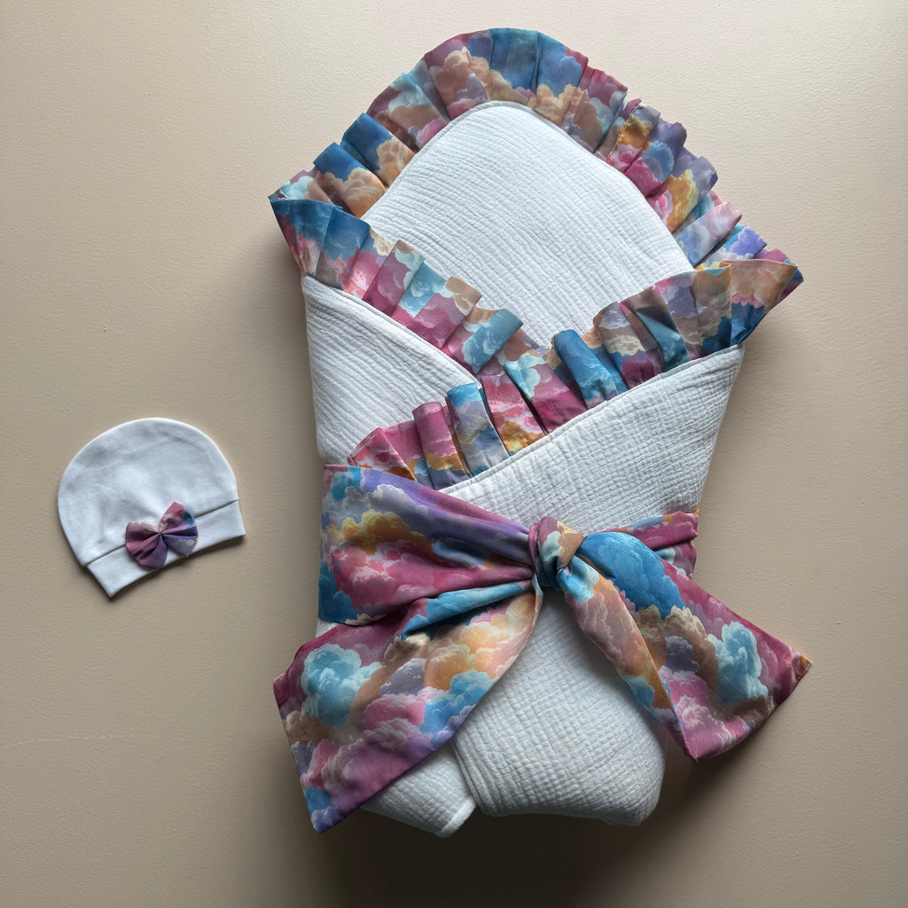Rainbow Reverie – Luxury Muslin Drape Set
