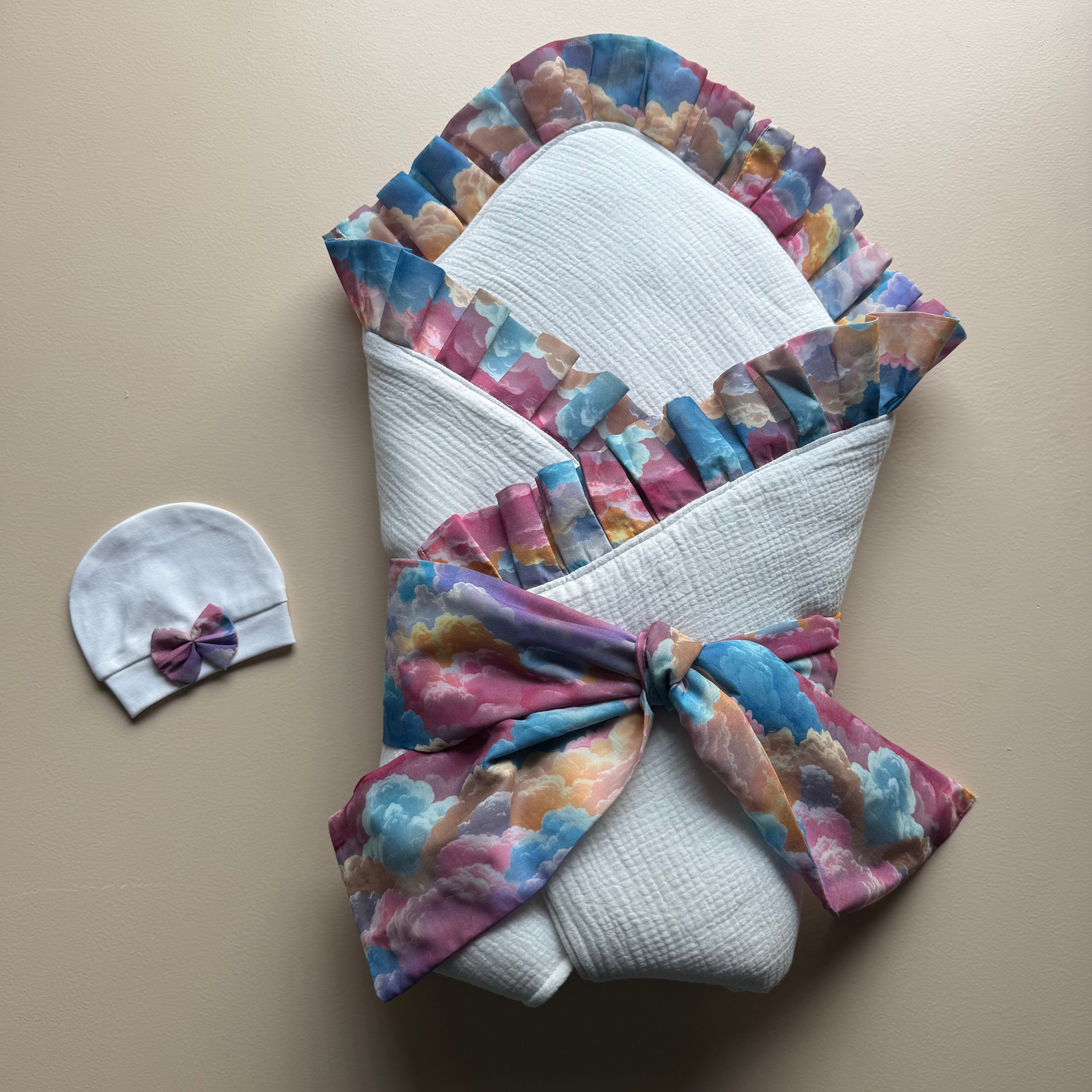 Rainbow Reverie – Luxury Muslin Drape Set