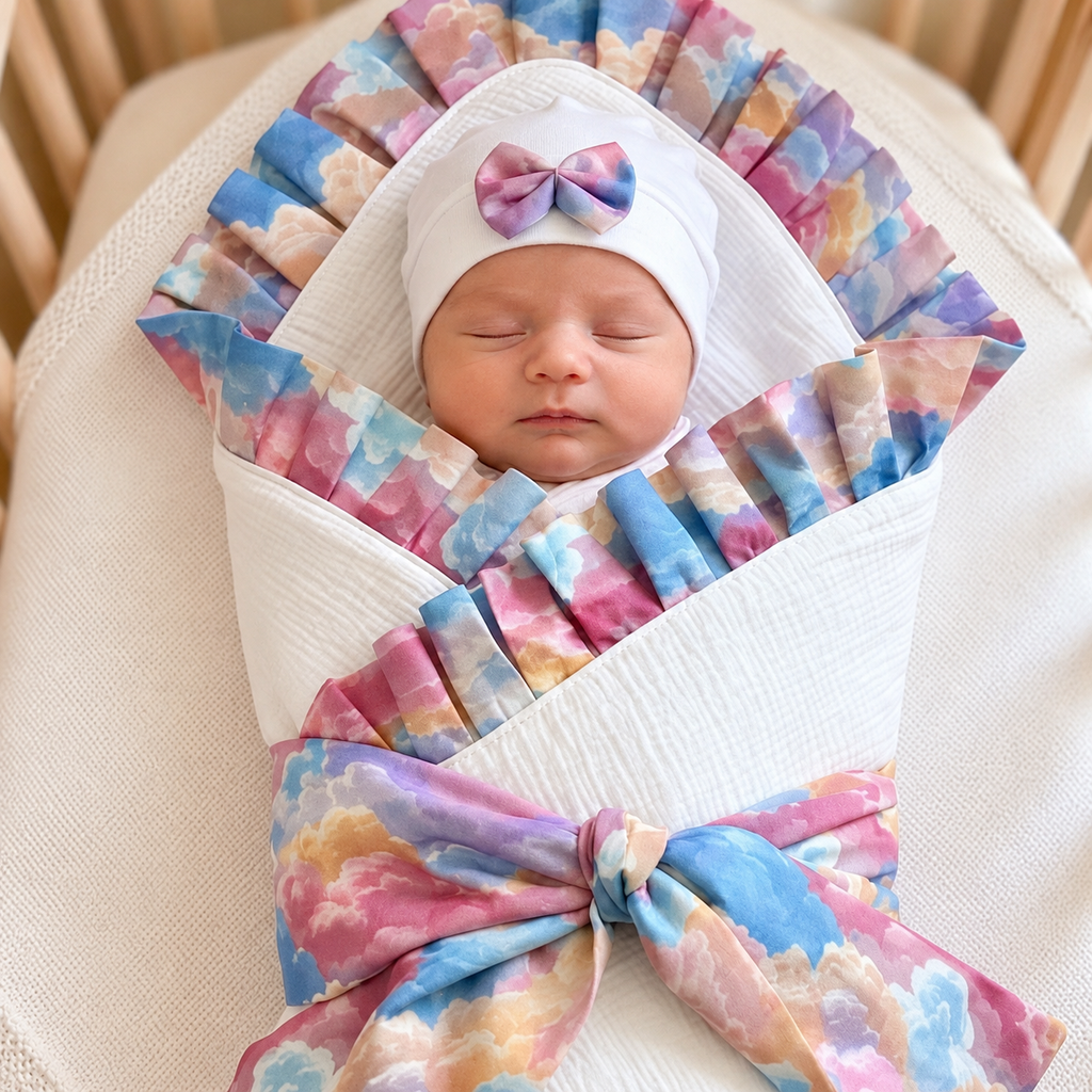 Rainbow Reverie – Luxury Muslin Drape Set