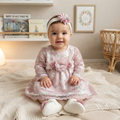 Rosé Fleur Lace Frock Set