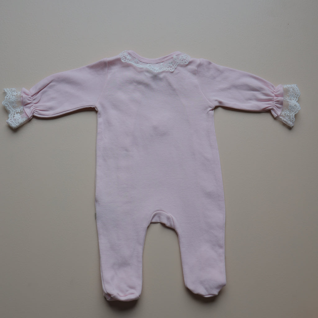 Rose Petal Butterfly Baby Romper