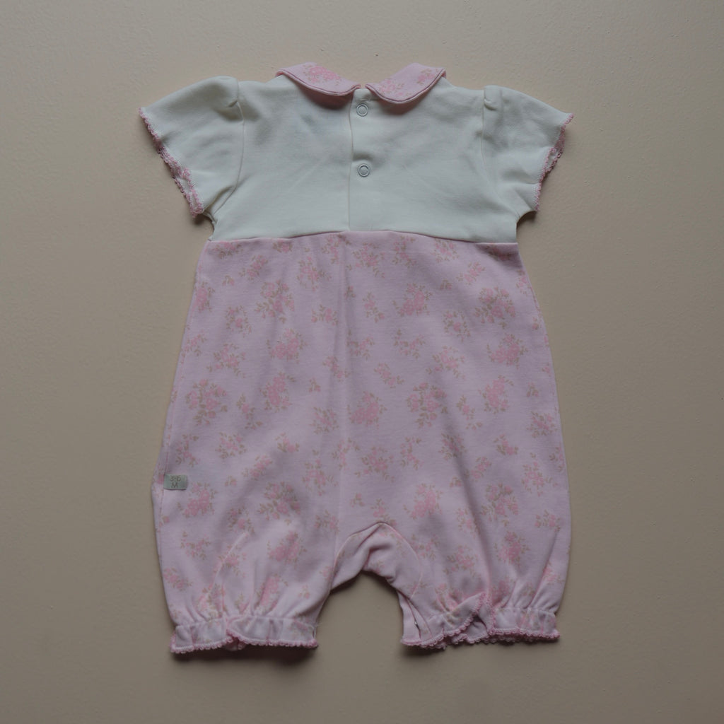 Rosy Bloom Baby Romper