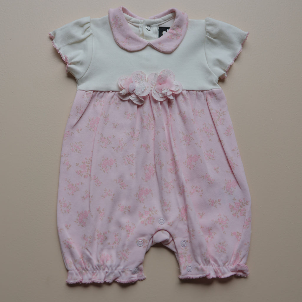 Rosy Bloom Baby Romper