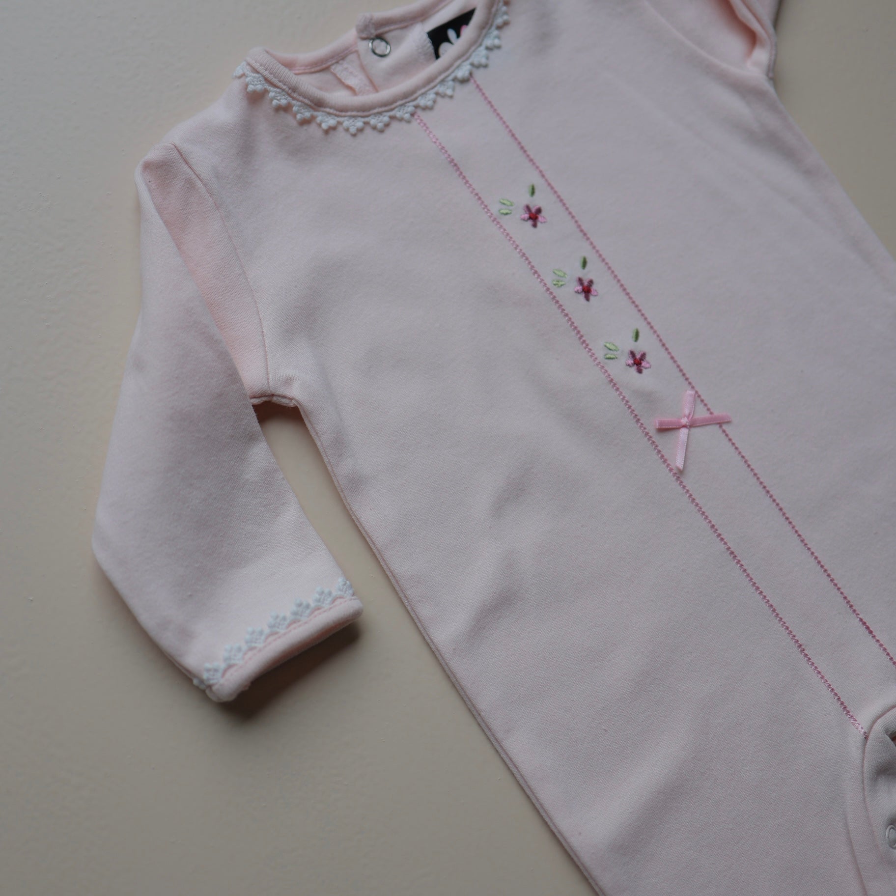 Rosy Bloom Baby Romper