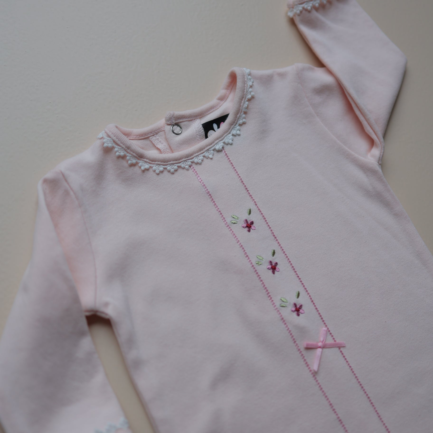 Rosy Bloom Baby Romper