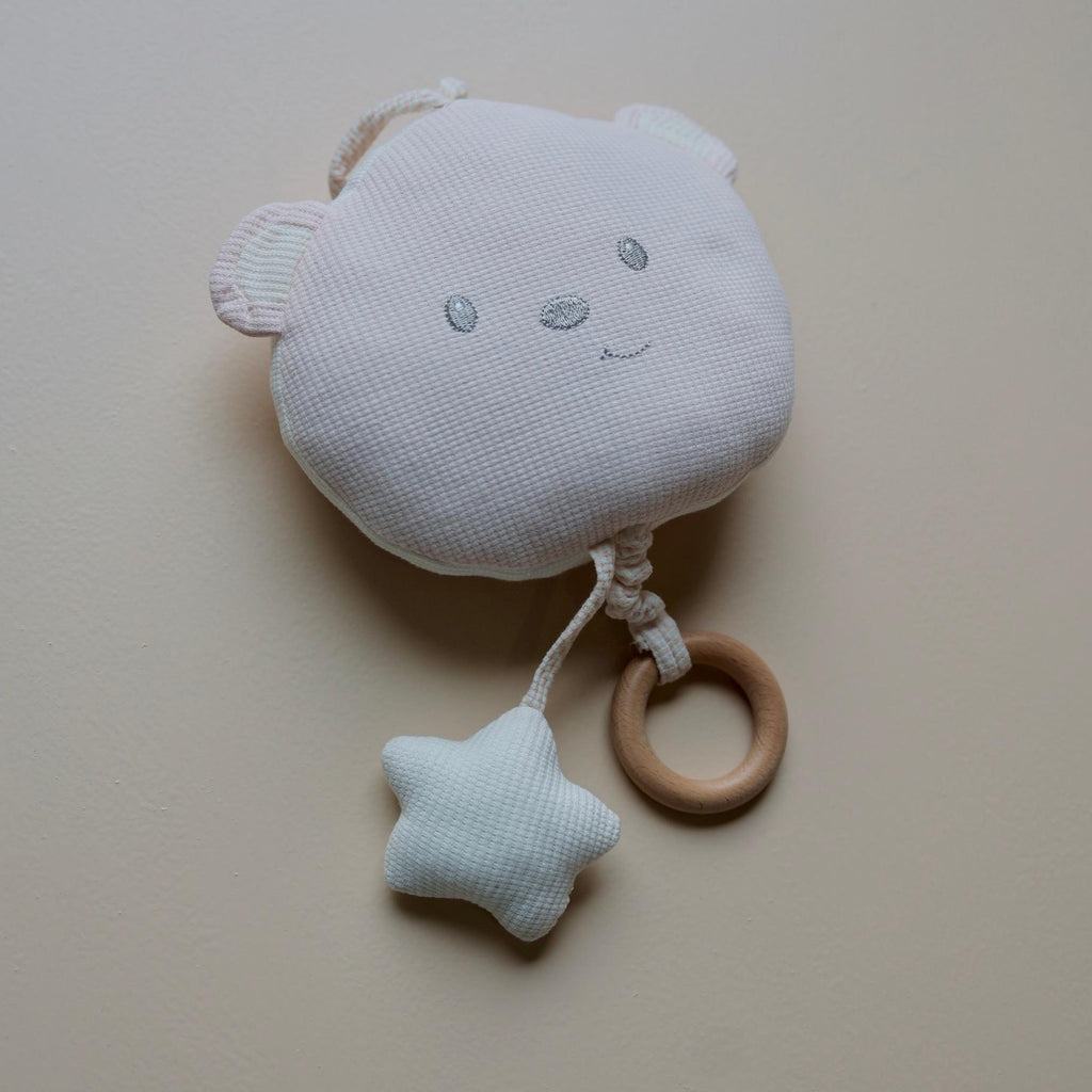 Blush Starry Snuggles Reversible Blanket & Toy Set