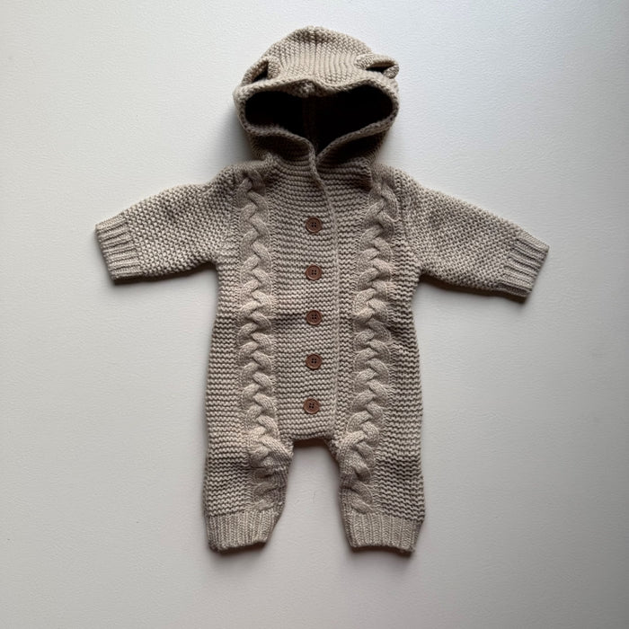 SAND BUNNY KNIT JUMPSUIT
