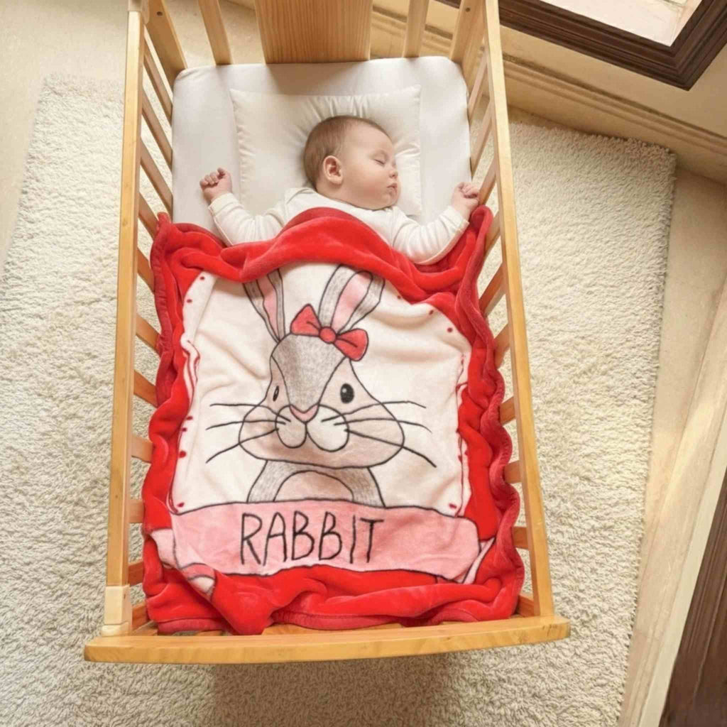 Baby Aroosa Bunny Snuggle Blanket