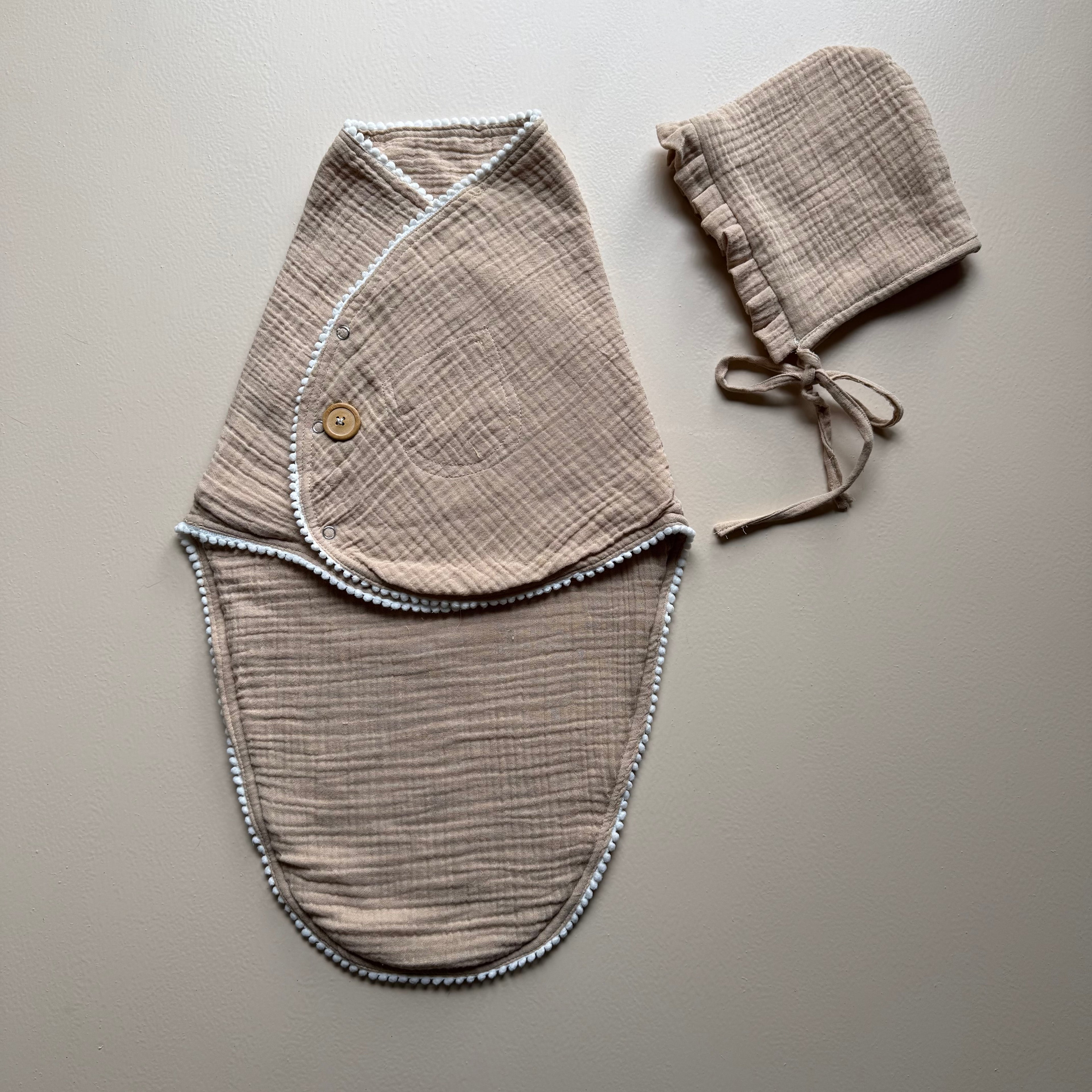 Sand Dune Muslin Swadle Set