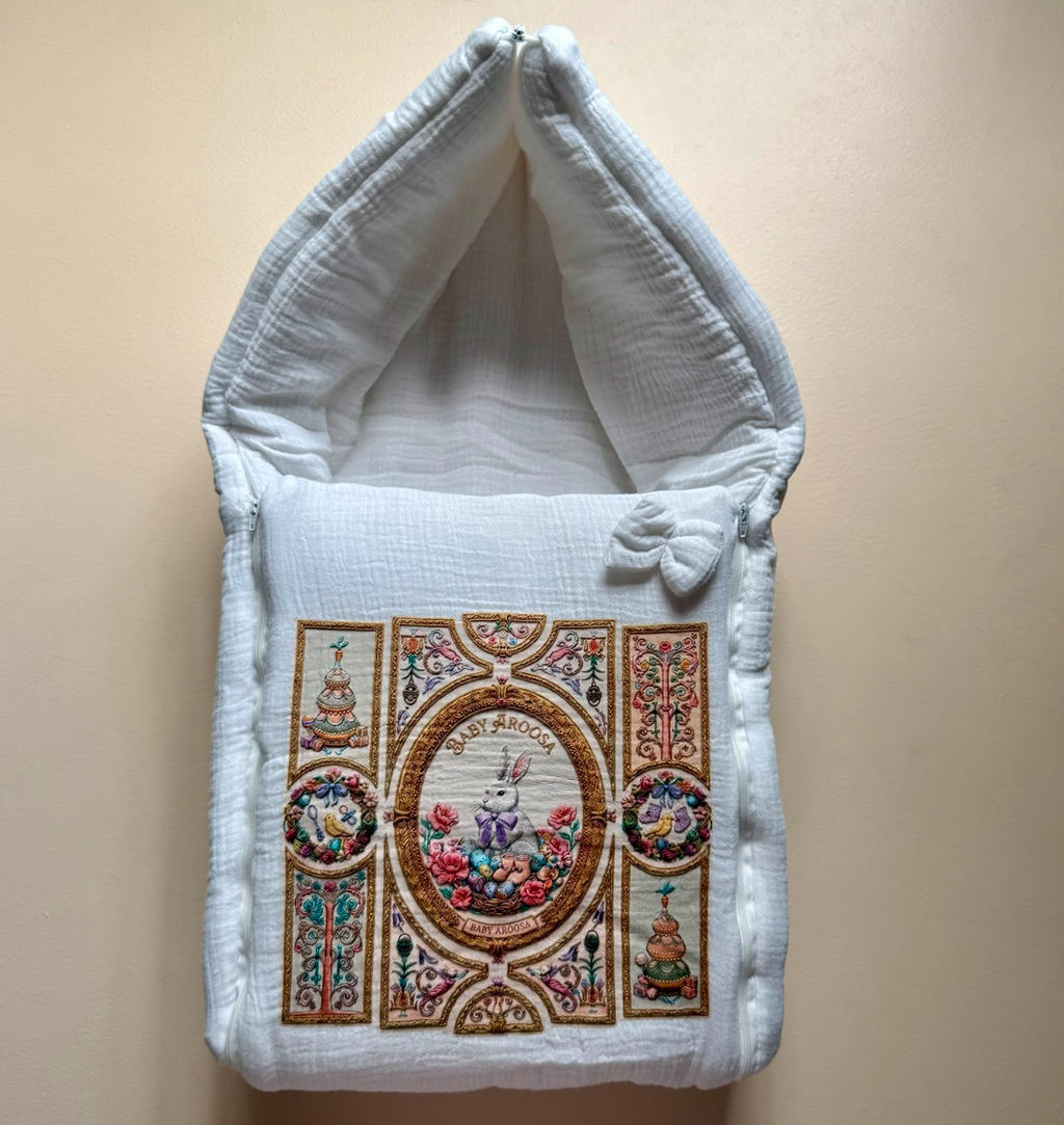The Heirloom Bunny Muslin Sleeping Bag