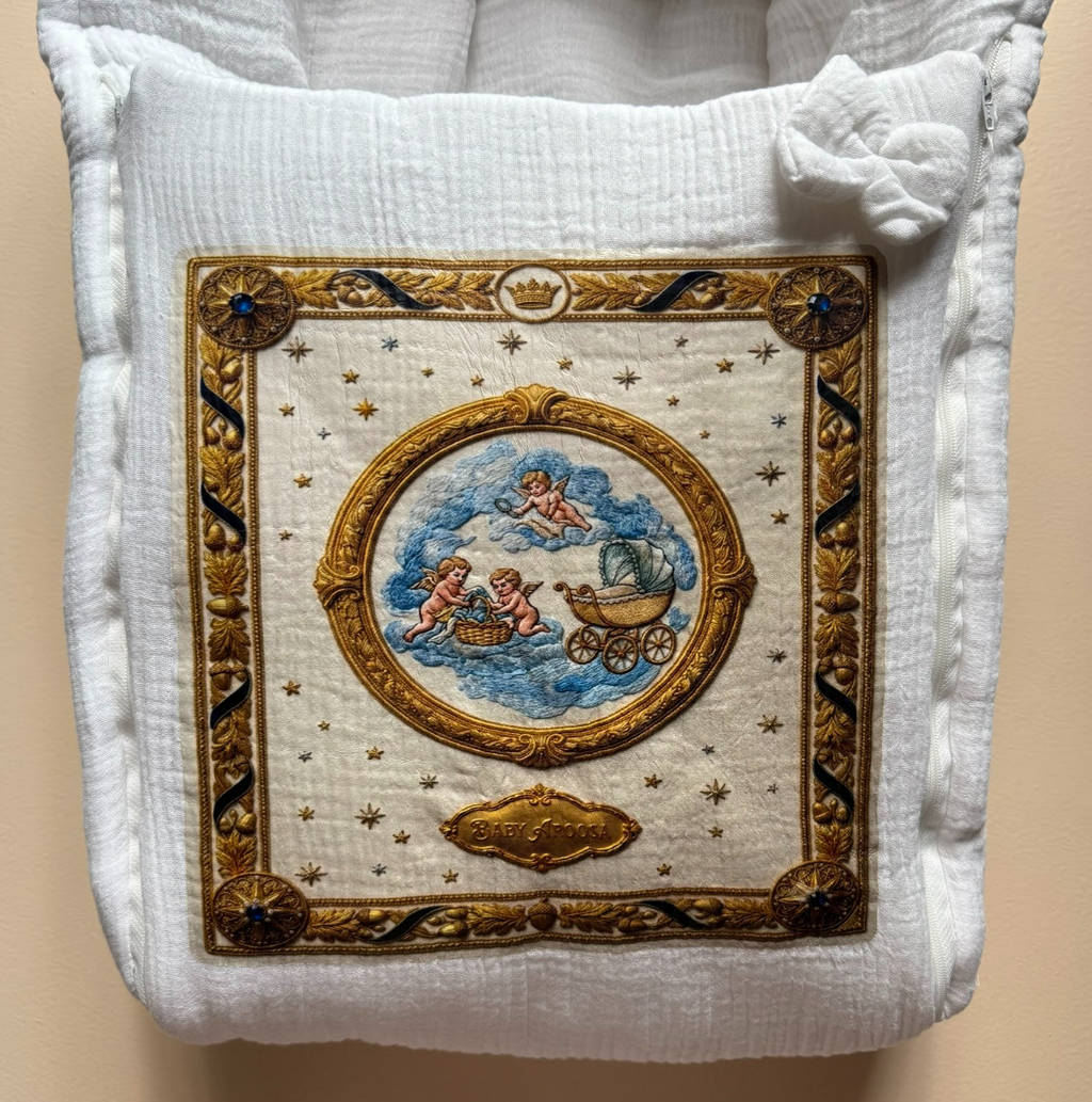 The Celestial Heirloom Muslin Sleeping Bag