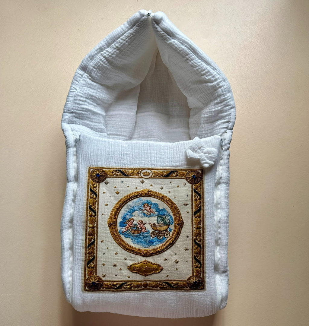 The Celestial Heirloom Muslin Sleeping Bag