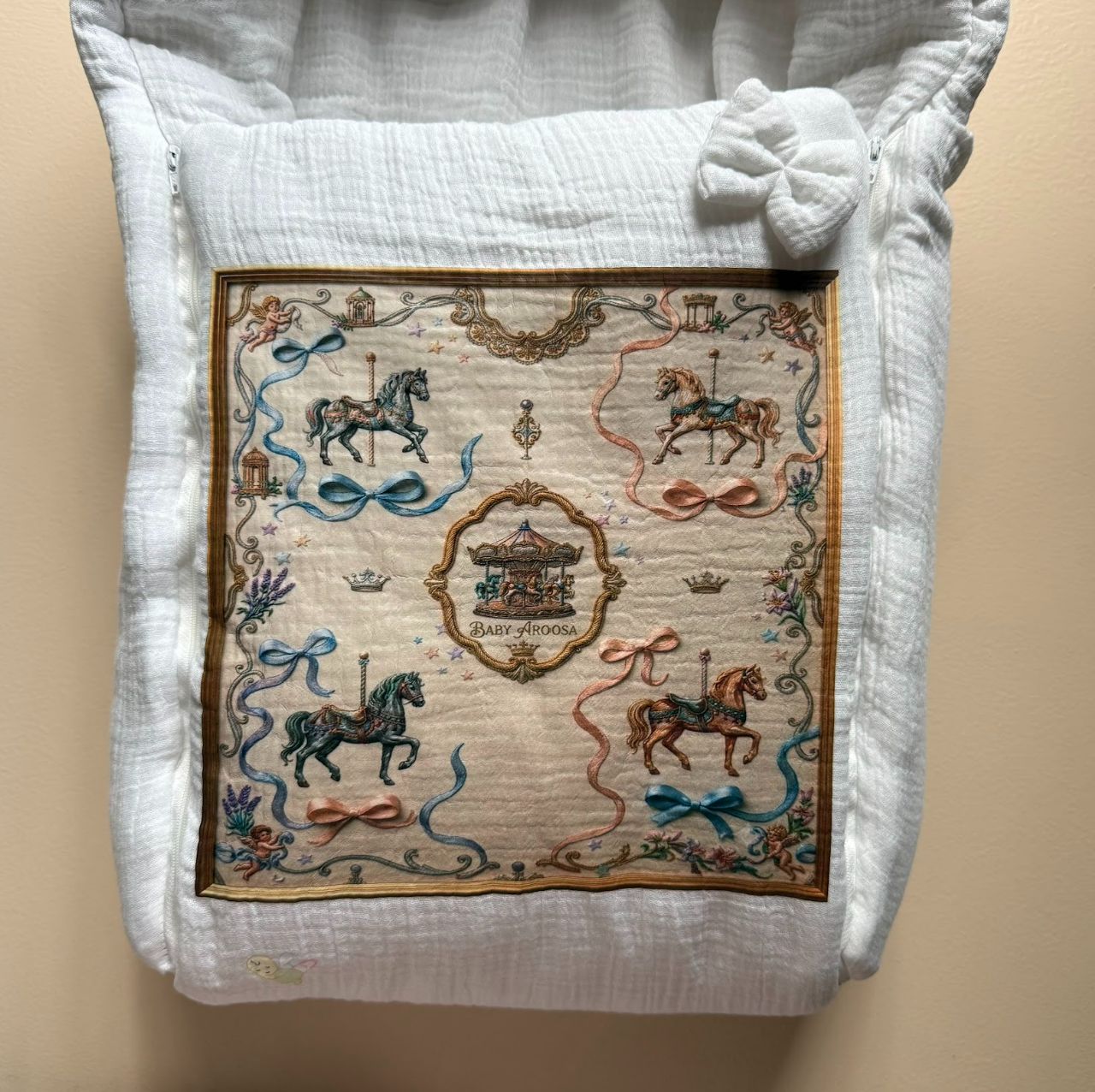 The Enchanted Equestrian Muslin Sleeping Bag