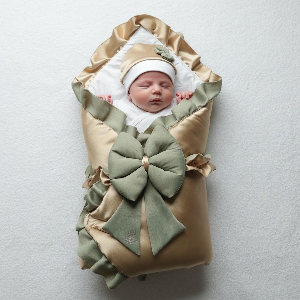 Olive Gold Luxe Drape Set