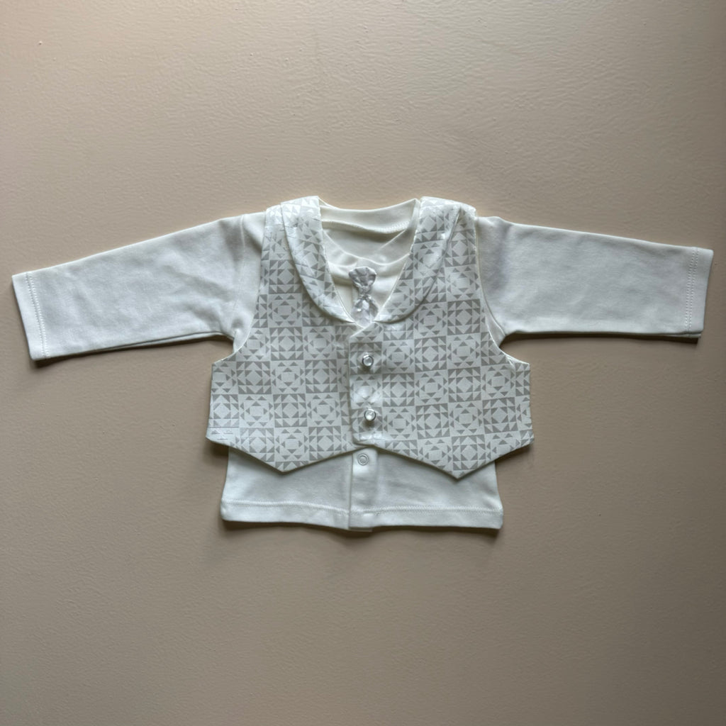 Silver Luxe Little Gentleman Set