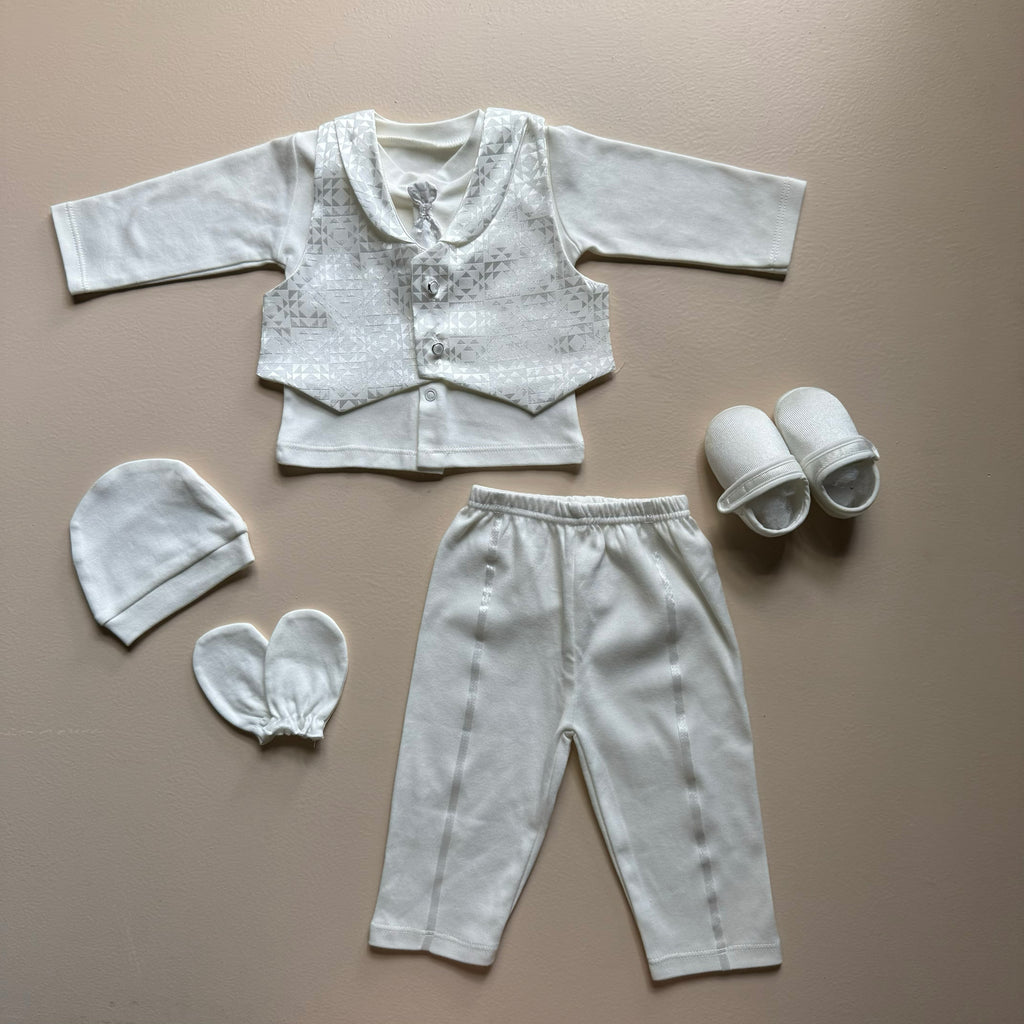 Silver Luxe Little Gentleman Set