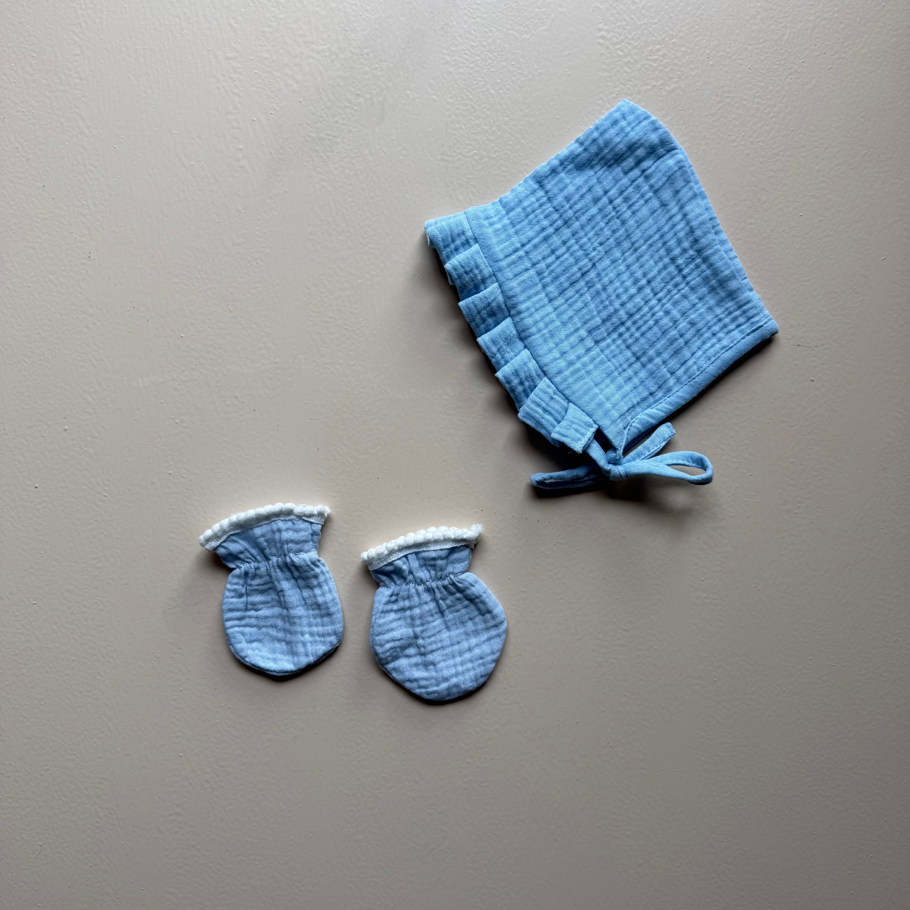 Sky Blue WhisperSoft Muslin Swadle Set