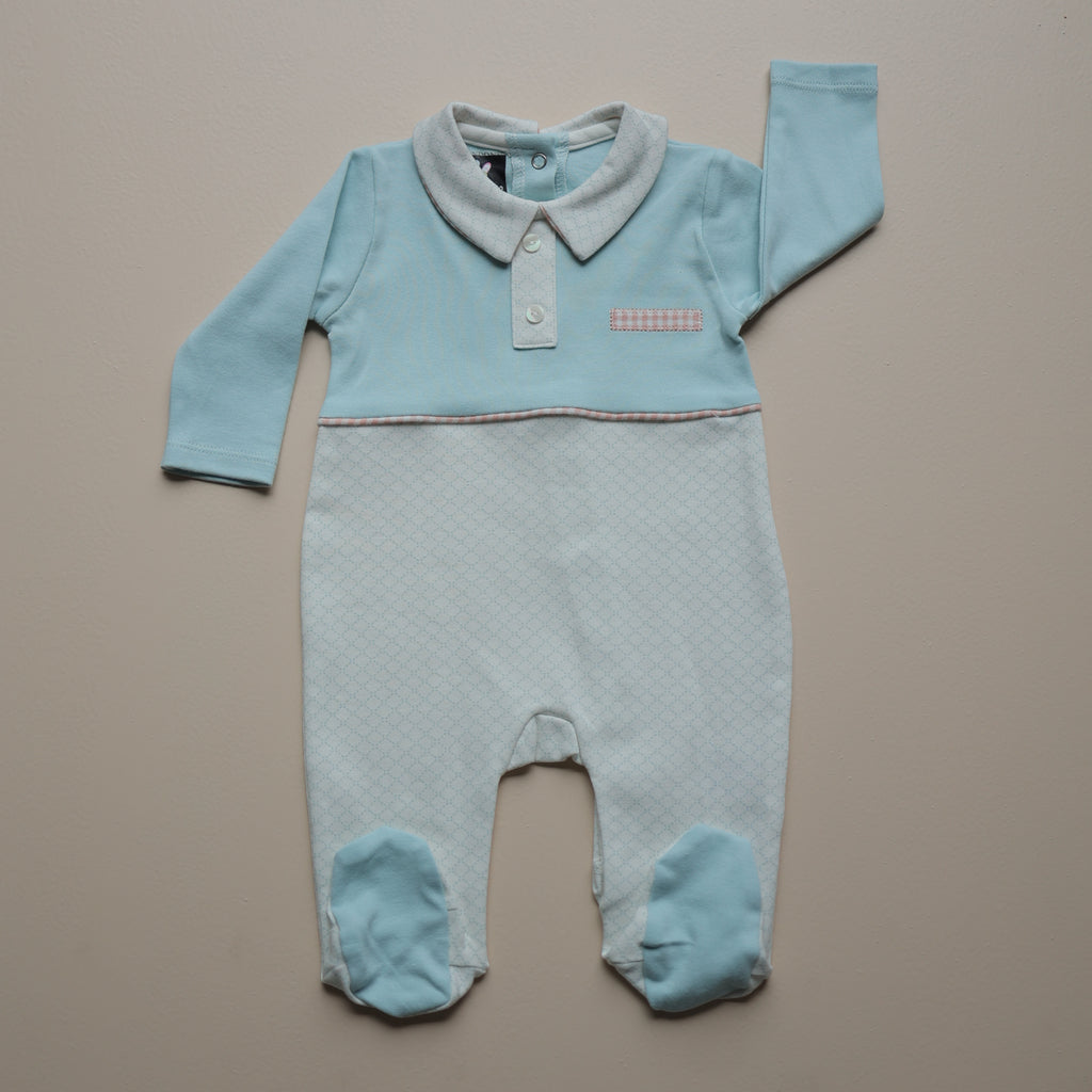 Skyline Collar Charm Baby Romper
