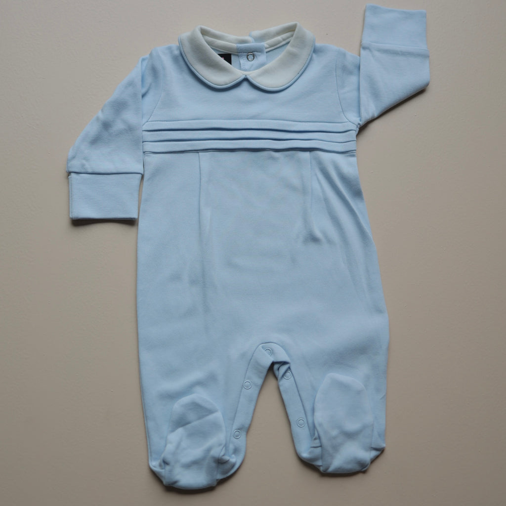 Skyline Pinstripe Baby Romper