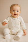 Snow Blossom Baby Romper